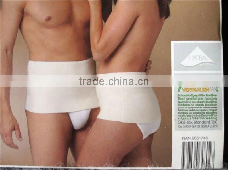 Angora back belt heated warmers
