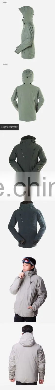 2015 New Design Windproof Custom Made Ski Wear For The Man