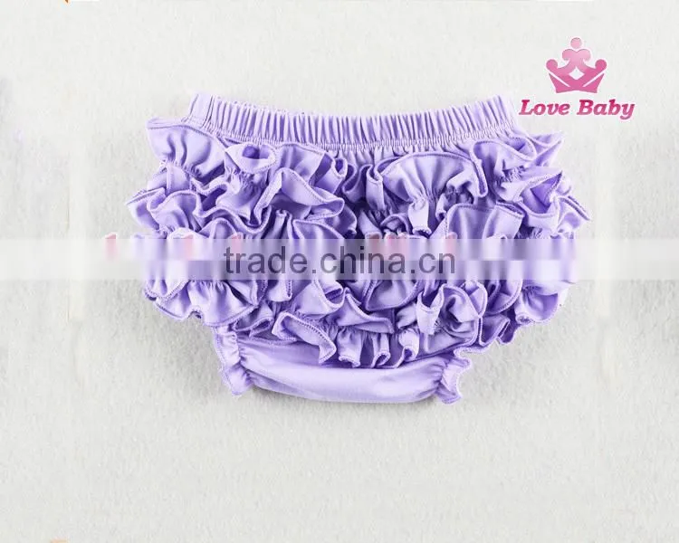 OEM Factory Cotton Baby Bloomer Ruffle Shorts Wholesale Kids Underwear
