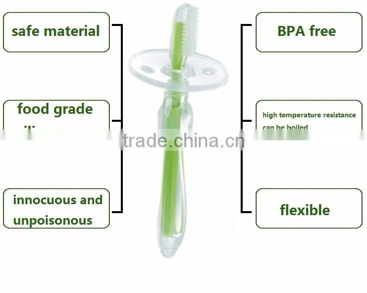 teething toothbrush baby silicone plate toothbrush baby play toothbrush
