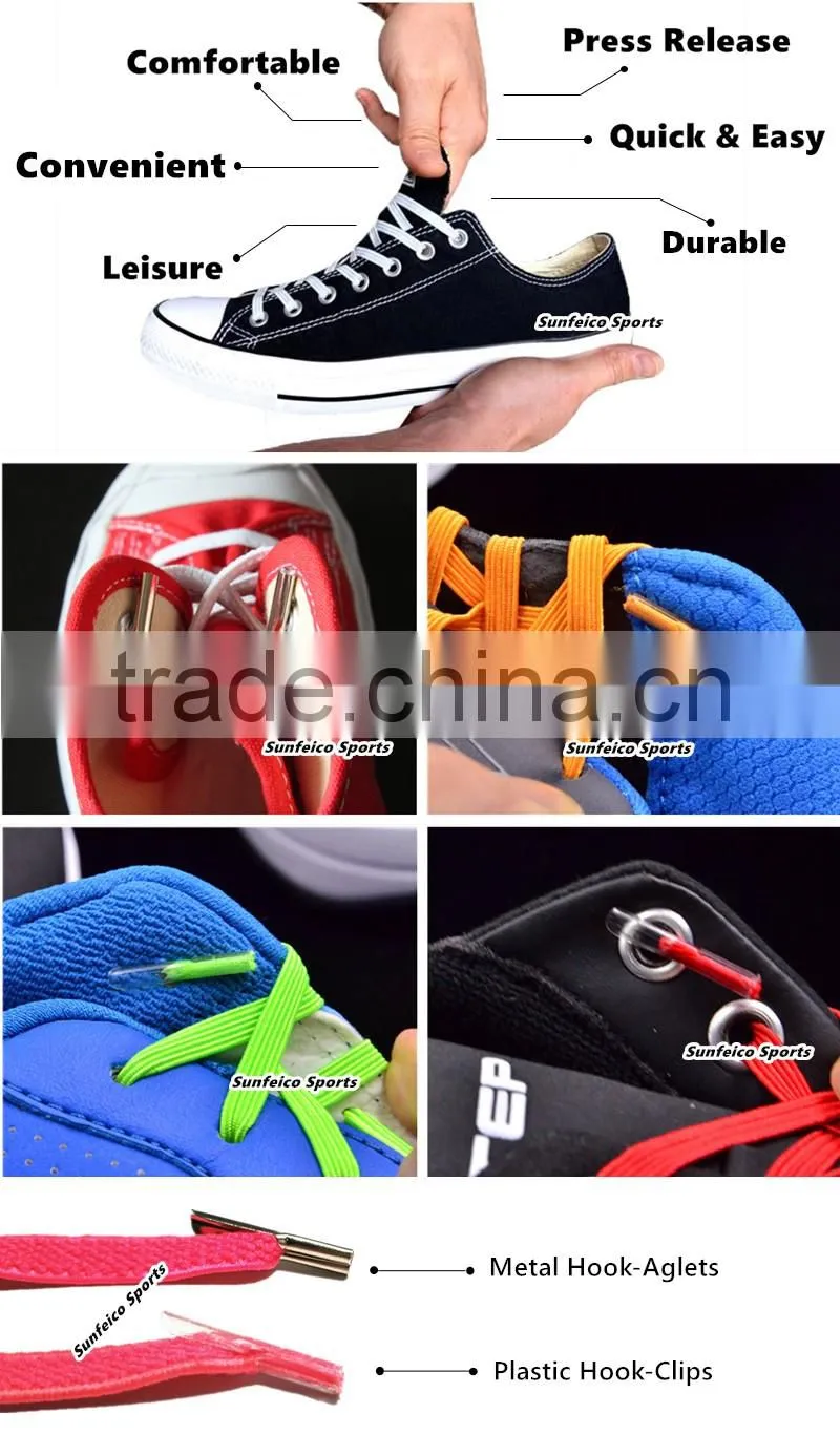 Press Release Nylon Soft and Durable No Need Tie Flat Polyester Elastic Shoelace for for pregnant mommy, Patients - Grey