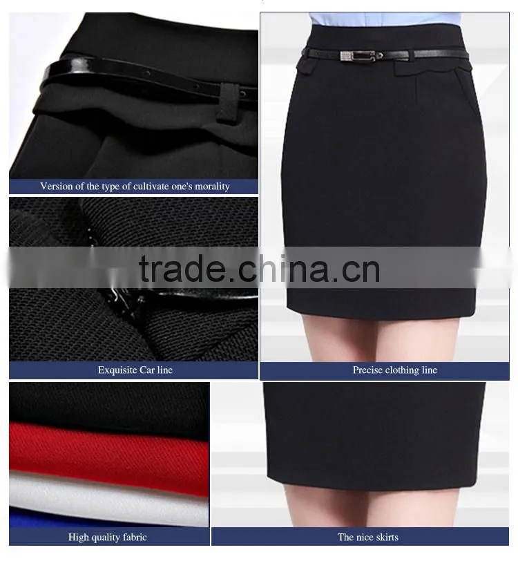 Ladies Office Wear Latest Fashion Slim Fit Skirt