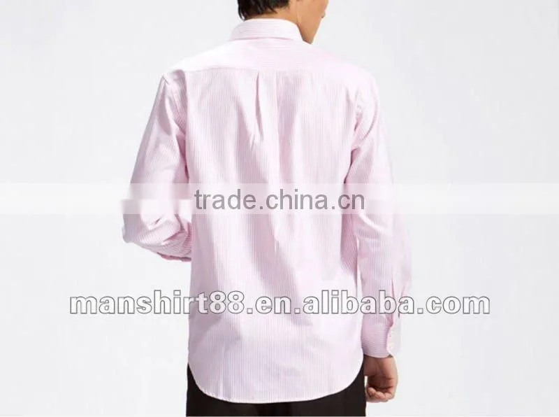 latest fashion design mens striped oxford shirt