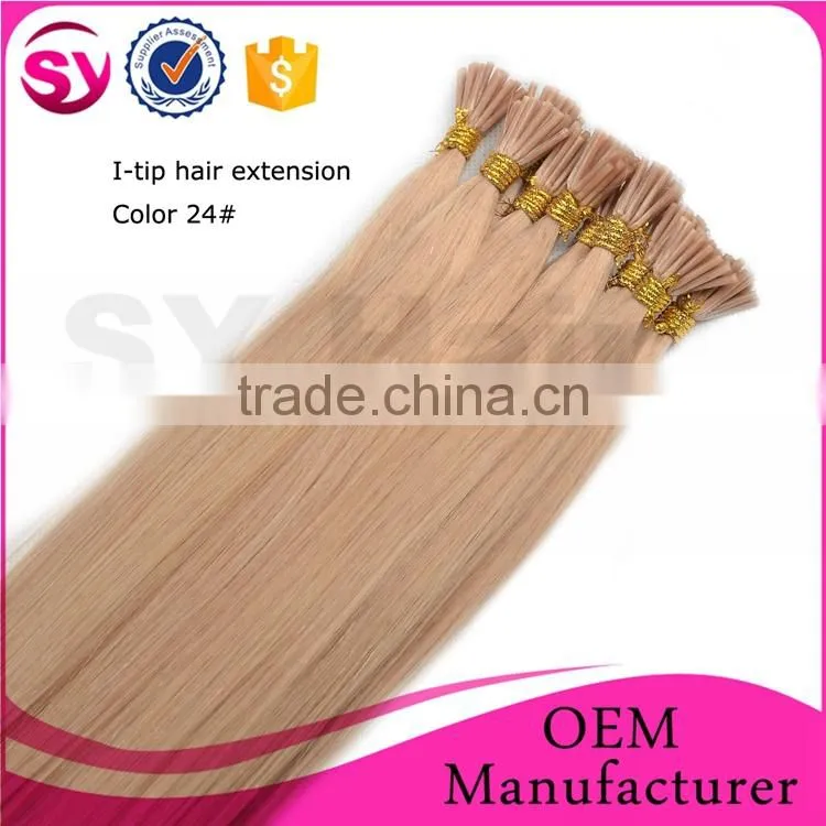 Popular In European Pre-Bonded Hair Extension, Factory Wholesale Price Cheap Brazilian Hair Extension Stick Hair Extension