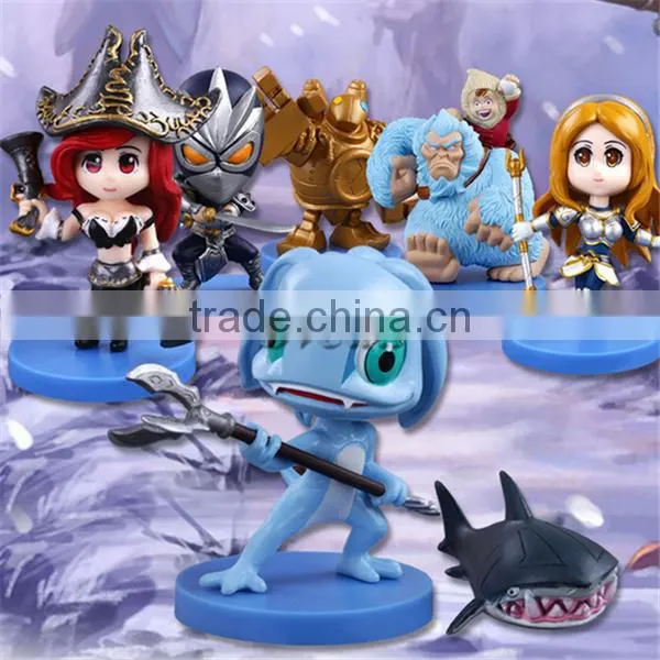 SV-LOL012 (Popular League of Legends )LOL action figure wholesale game toys League of Legends figure set 6pcs with retail box