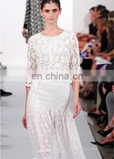 Fashion lace fabric for wedding dress and garment