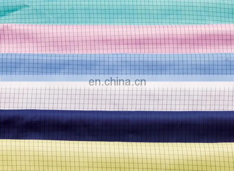 China manufacturer esd clothing fabric cleanroom antistatic polyester fabric
