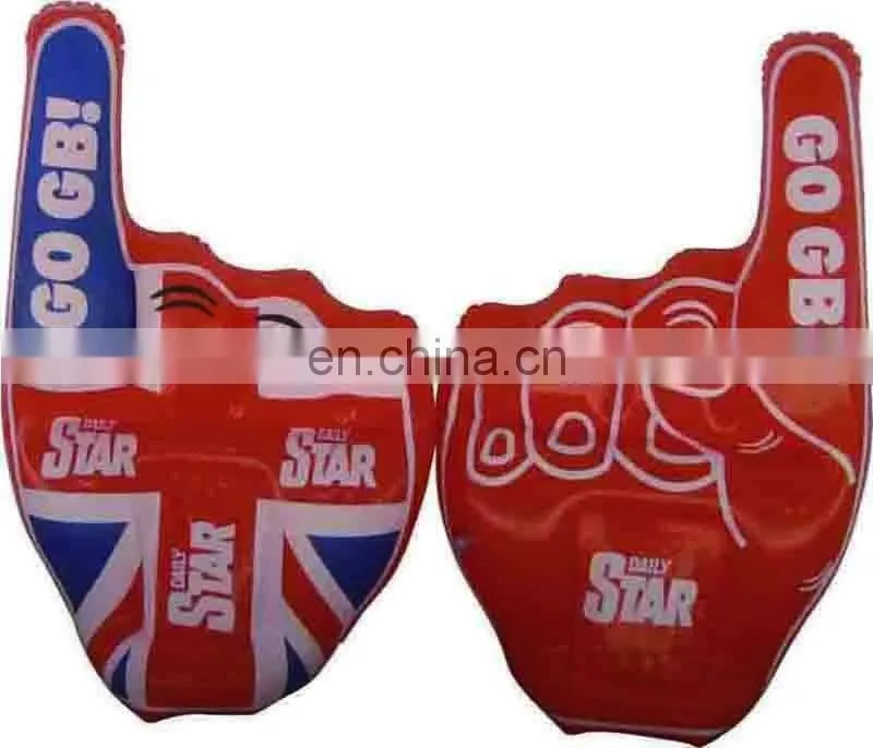 new eco-friendly PVC AZO Free Inflatable cheer hands