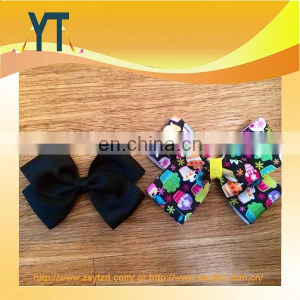 Pure Color Satin Boutique Hair Bow/Barrette/Hair Pin As Bowknot