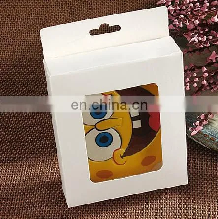 2015 paper box with clear pvc window