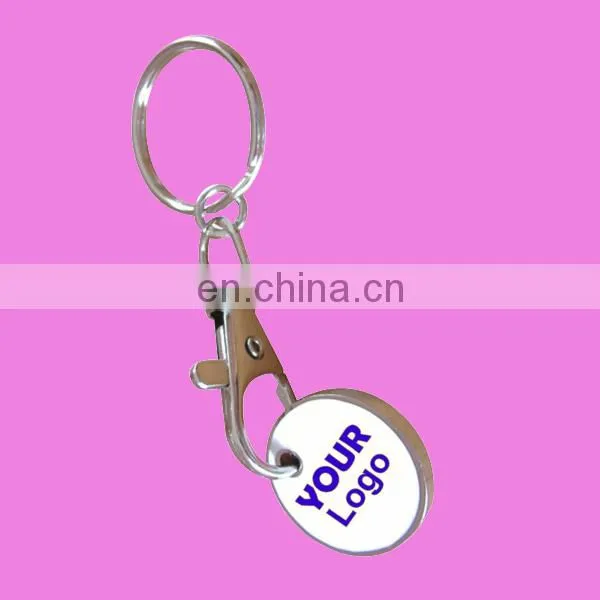 custom made trolley coin keychains with your own logo