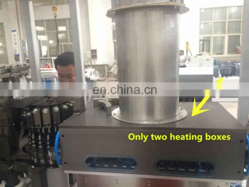 4 Cavity 7200BPH High Efficiency automatic PET plastic water bottle blow molding machine