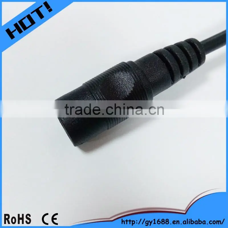 DC 5.5mmx2.1mm Power Pigtail Female Cord Lead 1m