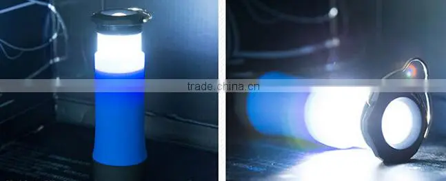 Promption scalable camping flashlight with hanging
