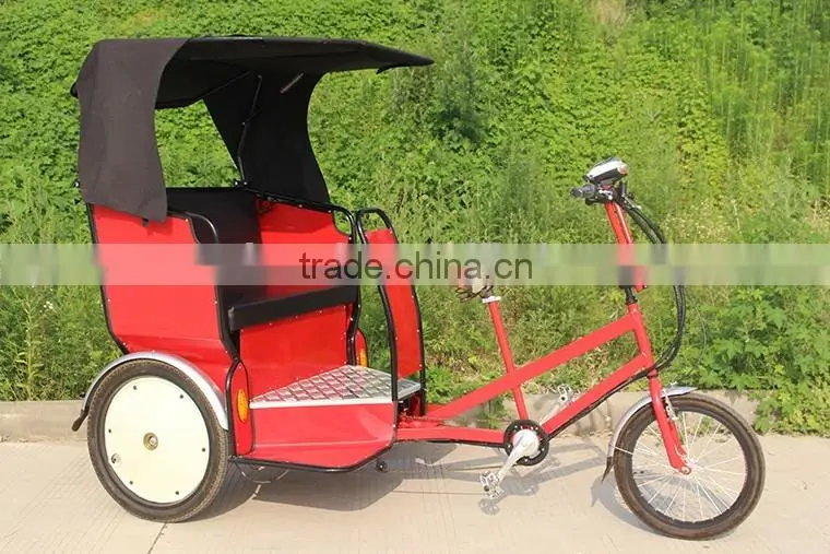 Electric pedicab 3 wheel car with bike motor