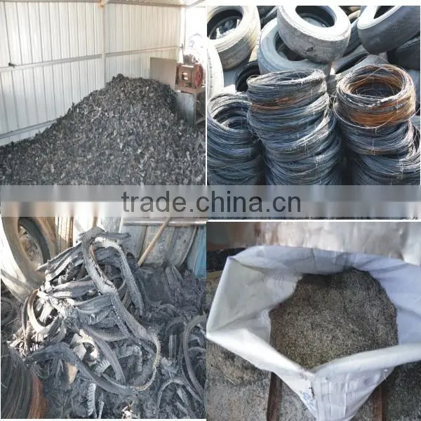 30% save energy waste tyre processing line for rubber powder