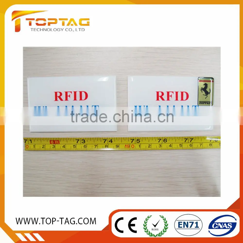 Tamper proof UHF rfid windshield toll tag