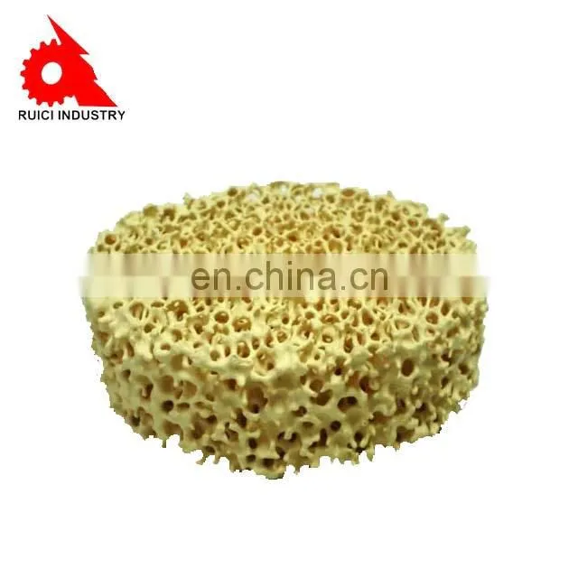 OEM Zirconia Porous SIC Foam Filter Silicon Carbide Foam Ceramics
