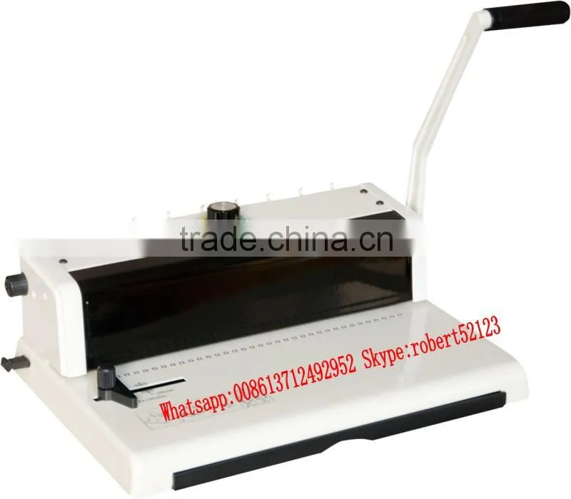 NanBo T598 Lower price Factory Wire-o Binding Machine, Wire o Binding Machine