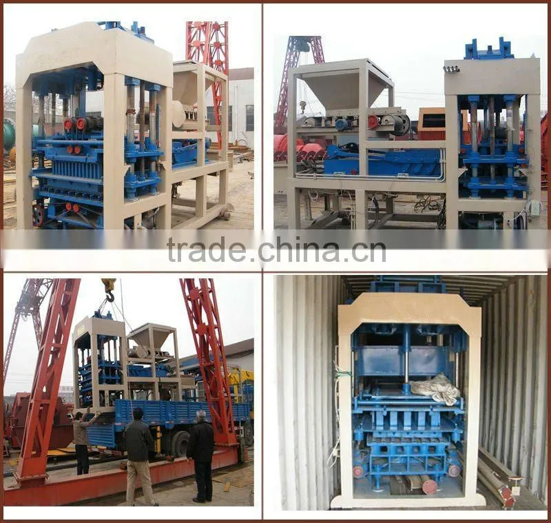 hollow block making machine DS6-15 brick paving machines equipment for plastic pallet