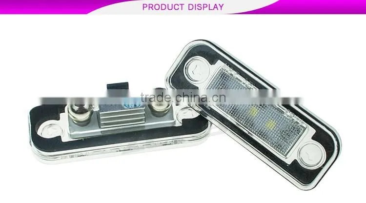 New Lowest factory price 2835SMD 3leds Canbus LED License Plate E Class