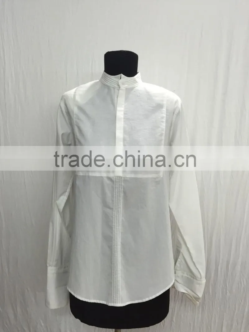 Woman cotton white shirt design