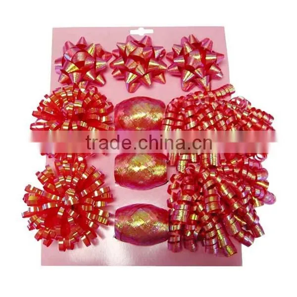 Plastic PP Festival Holiday Colorful ribbon/ Easter Egg and Curly Bows Hot sale in United kingdom
