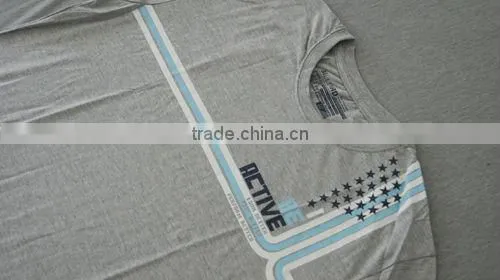 2013 New Style Quick Dry Spandex T Shirts In Bulk Wholesales/Rubber print T-shirt