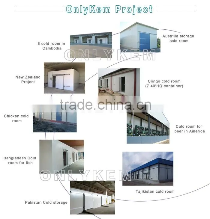 commercial R404A modified atmosphere cold storage for fruit