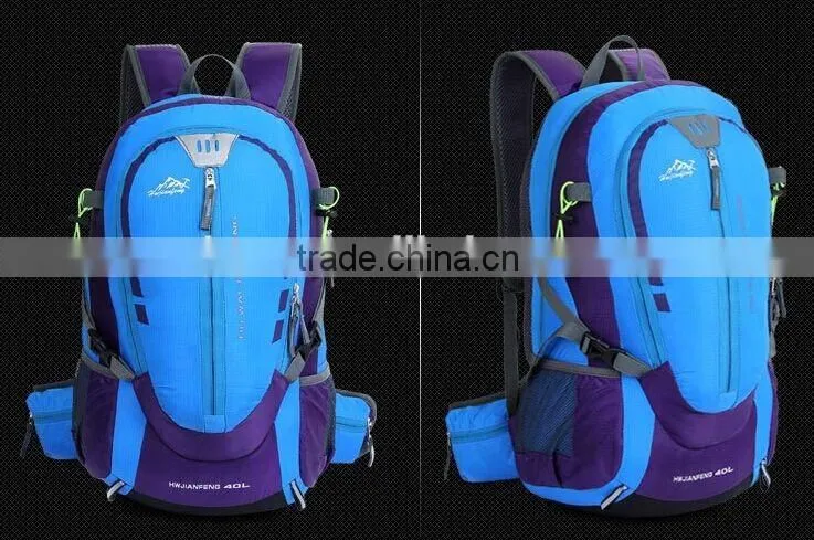 2016 stylish outdoor hiking camping bags big capacity waterproof backpack