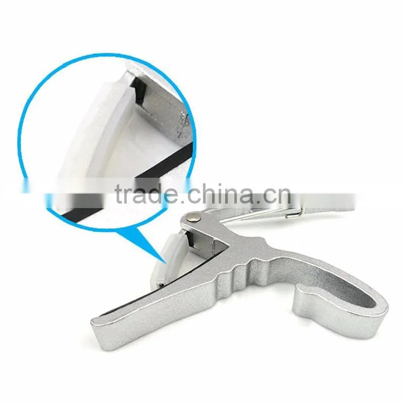 High Quality Aluminium alloy Colorful Bass Guitar Capo Key Clamp for student