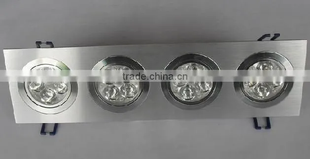1w red led ceiling light