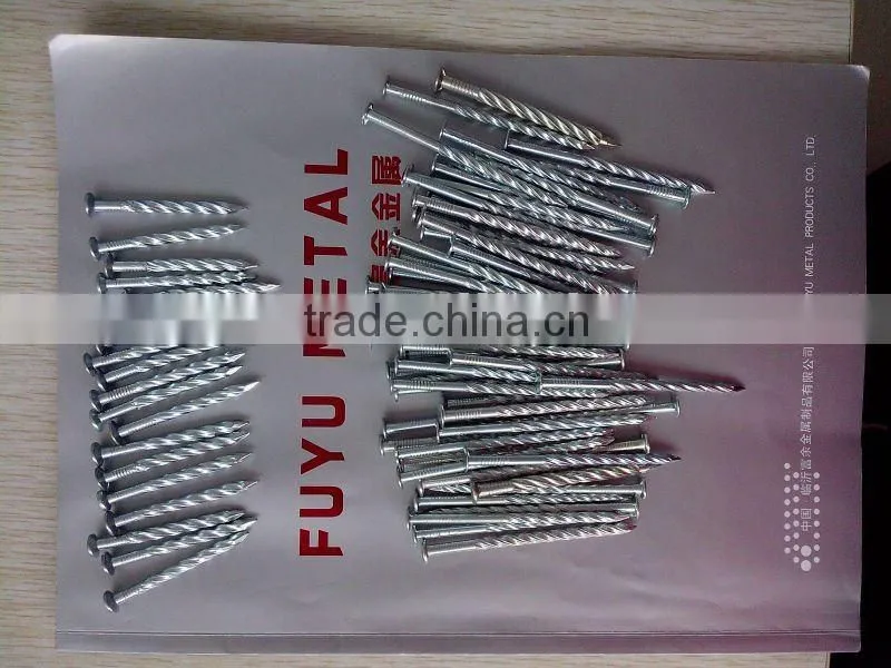 top selling galvanized twisted nails China manufacturer