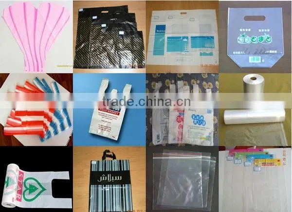 Yellow HDPE T-shirt Packing Bag With Printing