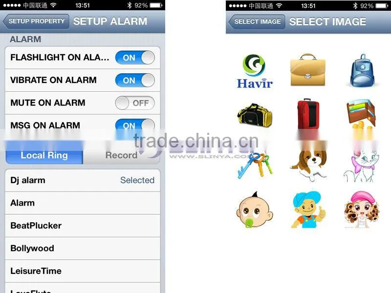 Portable Mobile Phone Bluetooth Sensor Alarm Anti Lost Reminder For iPhone