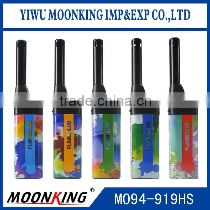 cheap price and best quality refillable BBQ lighter, gas kitchen lighter with different pictures