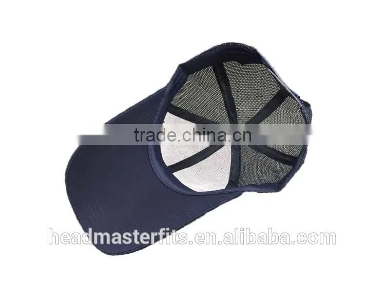 Wholesale Custom Trucker Caps For Man Loog Curved Cotton Mesh Hat