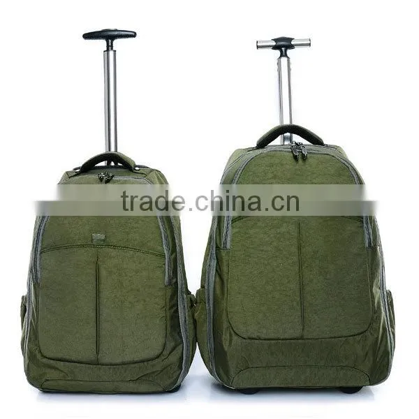Hot selling cheap trolley laptop backpack with trolley
