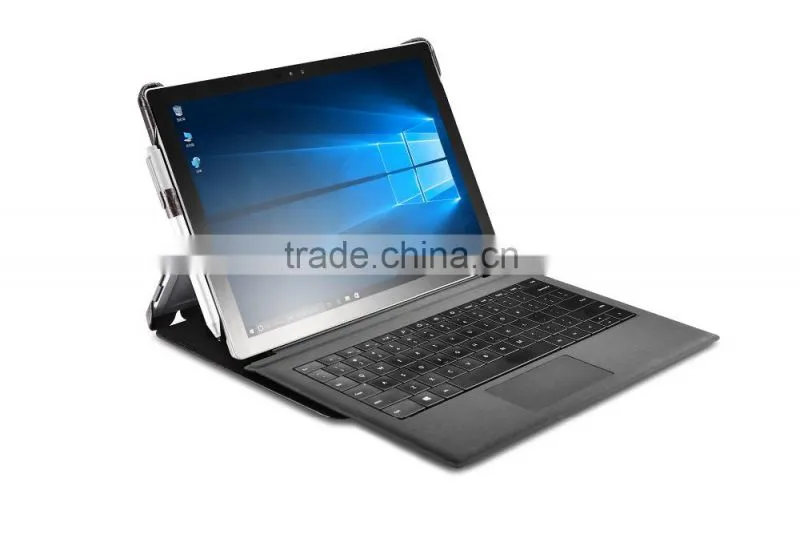 Icarer Luxury Crocodile Grain Genuine Leather Flip Case for Surface Pro 4 ultra thin holder leather case for surface pro 4