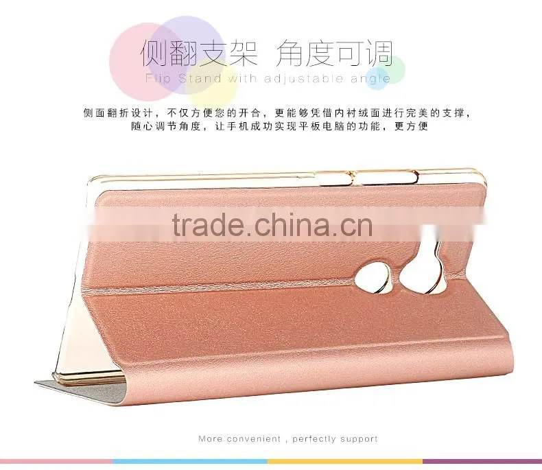 USAMS Muge Series Window PU Leather Stand Flip Cover Case For Huawei Mate 8 MT-5338