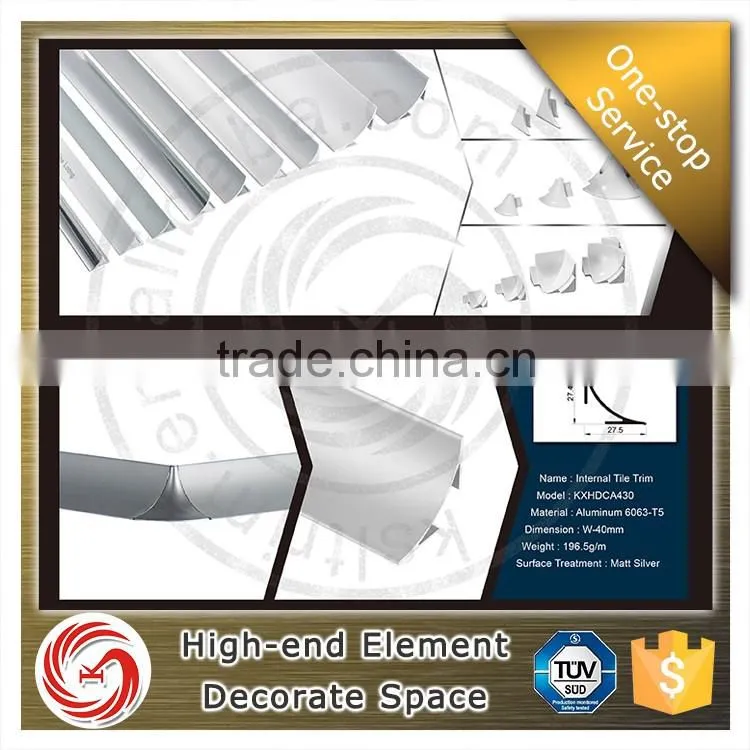 Professional manufacture interior metallic skirting board