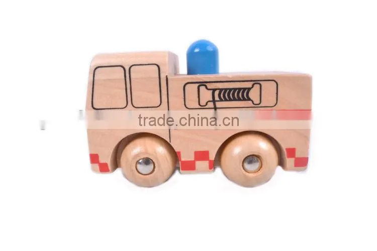 CE Standard Cheap Price and High Quality Solid Wood Kids Car Toy for Sale