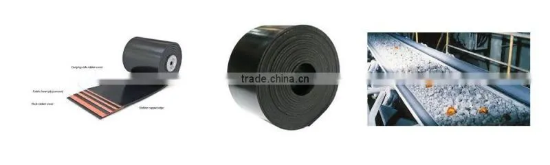 China high quality new black industrial conveyor belt