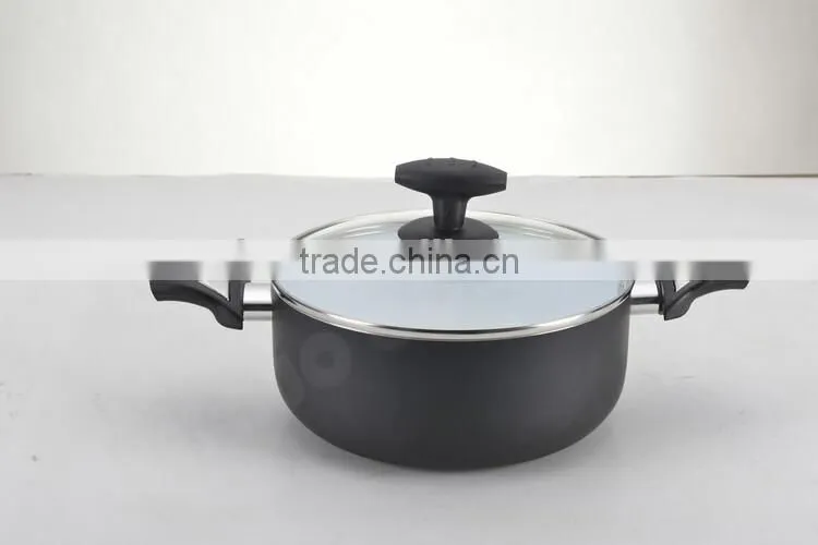 2016 aluminium best sale new design non stick casserole high quality casserole sauce pot set