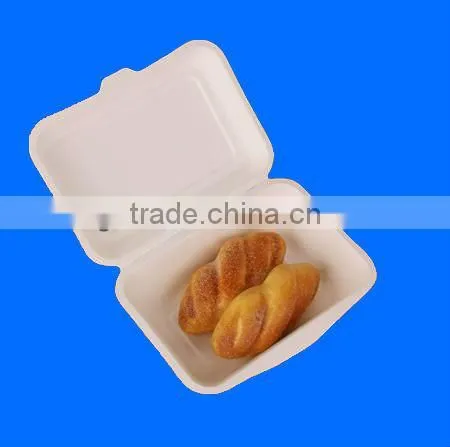 Eco-smart Disposable Microwavable 8" Clamshell Box