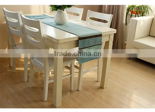 2015 new year spring plain deisgn die cut felt table runner