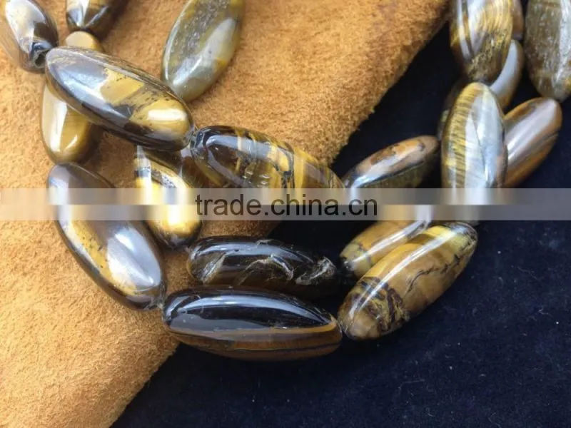 NO PS!!Factory Price Natural Stone Marquise Shape Yellow Tiger Eye Stone Beads