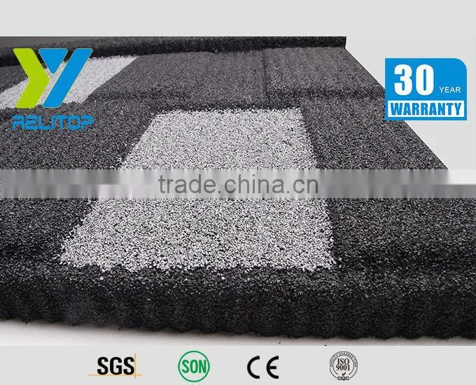 Shingle low cost stone coated roof tiles
