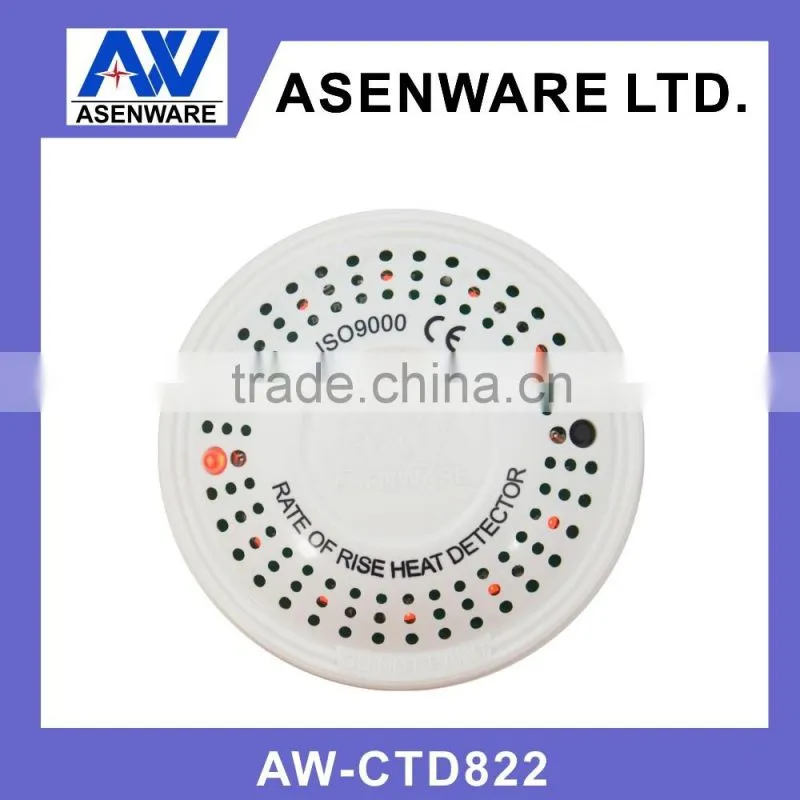 Top quality battery operated heat detector, for fire fighting heat alarm