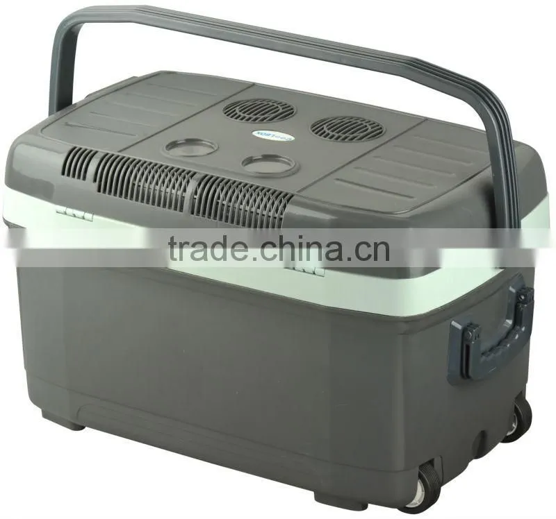 Fashionable 45L Mini Refrigerator with Wheels